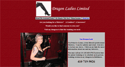 Desktop Screenshot of dragonladiesltd.com